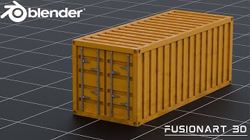 How to Model This Shipping Container Tutorial in Blender