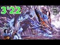 【MHW】歴戦王ゼノ・ジーヴァ 3分22秒討伐! ソロ【ヘビィボウガン】