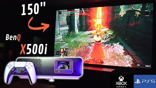 Le Meilleur Vidéoprojecteur Gaming Pour Jouer En Grand Sur Ps5 Xbox Pc Vidéoprojecteur Benq X500I