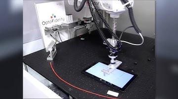 OptoFidelity robot teaser: user experience performance measurement