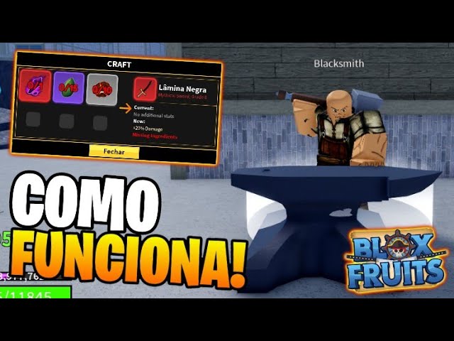 Todas as Espadas do Blox Fruits: como melhorar cada uma