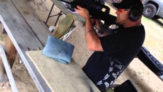 Norinco T97 NSR and IWI Tavor fast firing 20 rounds with a mag change