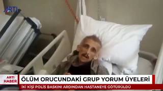 Ölüm orucundaki Grup Yorum üyeleri gözaltı kararı olmadan polis zoruyla hastaneye götürüldü! Resimi