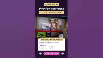 Inventory Monitoring with AI #computervision #objectdetection #machinelearning #retailinnovation