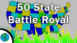 I Forced The 50 States To Fight To The Death!