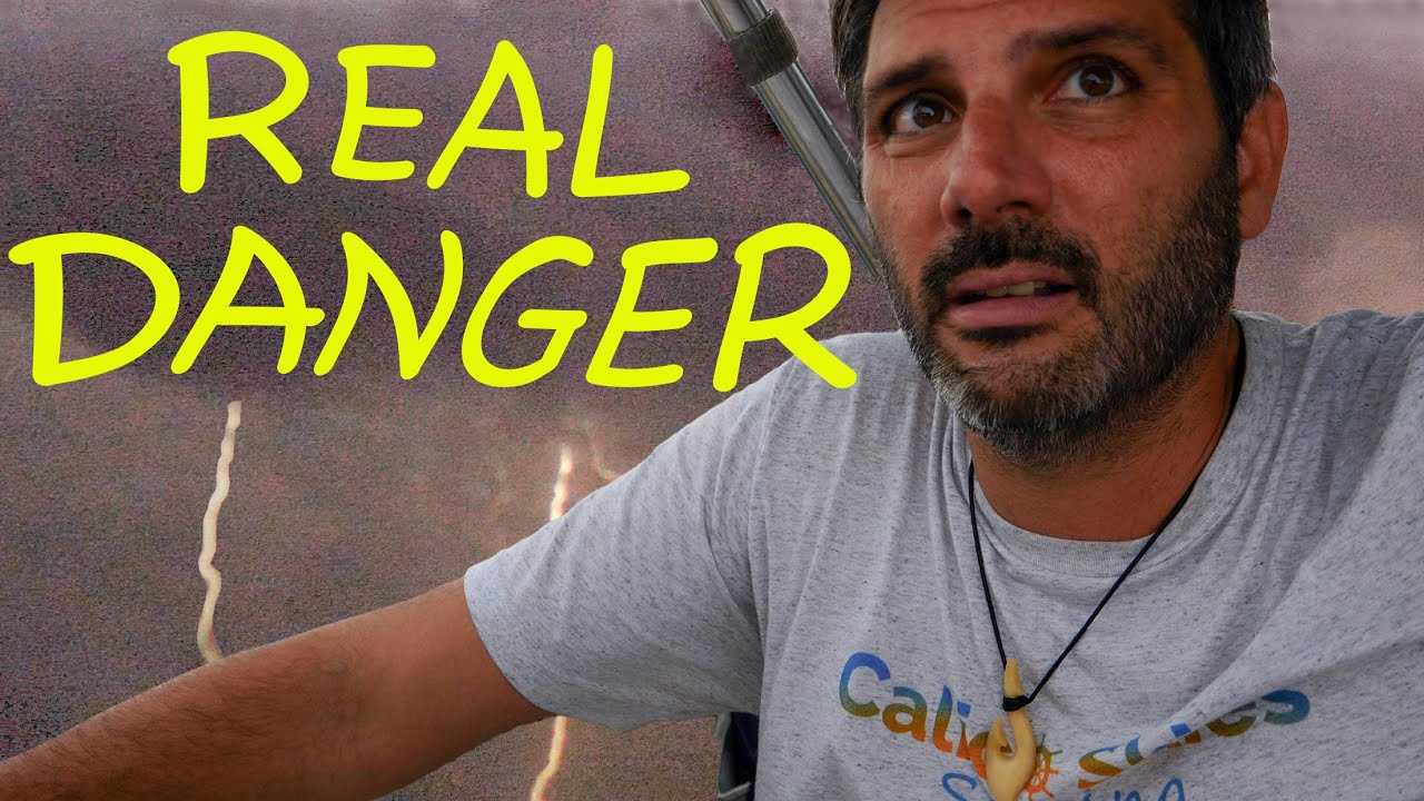 Wrong Place, Wrong Time: Why our Boat is in Real DANGER Right Now (Calico Skies Sailing Ep154)