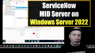 ServiceNow MID Server on Windows Server 2022