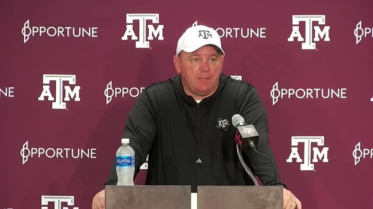 Mike Elko discusses Texas A&M spring game - YouTube