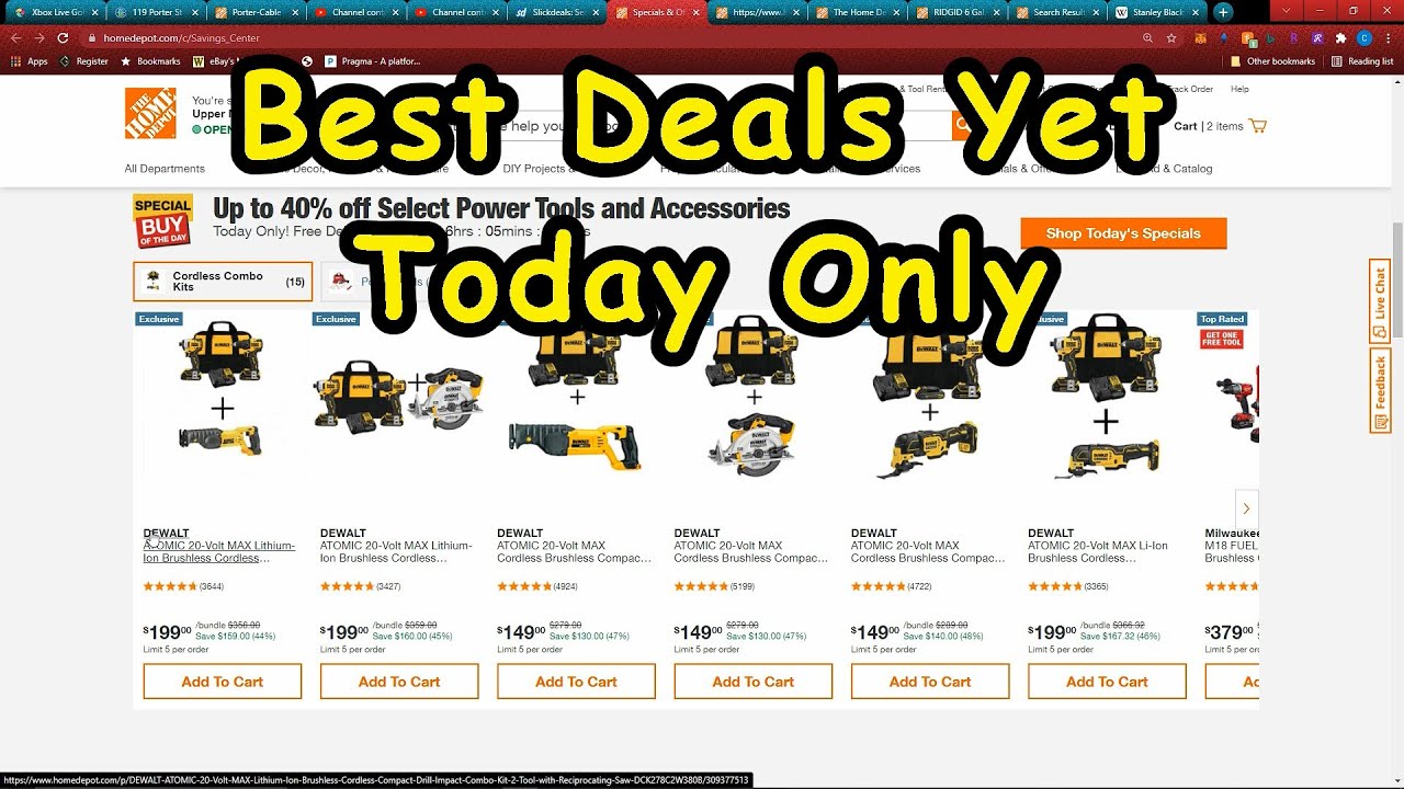 Home depot Special Buy Black Friday 2021 YouTube