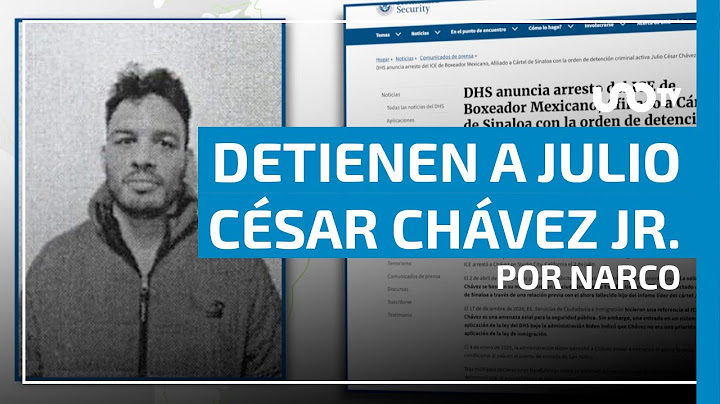 Julio César Chávez Jr. arrested for drug trafficking in LA; he will be deported to Mexico