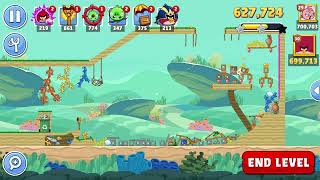 Angry Birds Friends Level 1 Tournament 1386 three stars NO POWER-UP walkthrough 2024-04-25
