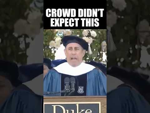 Crowd Roars at Jerry Seinfeld’s Message for ‘Woke’ Students