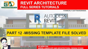 PART 12-template file missing revit Solved(Revit Architecture Full Series Tutorials)