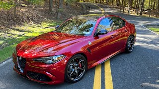 2023 Alfa Romeo Giulia QV Spirited Fall Drive On Amazing Backroads by Auto Fanatic 7,567 views 6 months ago 10 minutes, 28 seconds