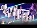 John Loves Wearing the Friendship Bracelet His Daughter Made - The Voice 2020 Outtakes