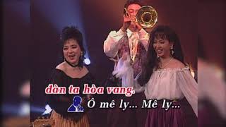 Video thumbnail of "Karaoke | Ô Mê Ly (Elvis Phương, Ái Vân, Duy Quang, Phi Khanh)"