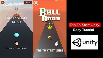 Touch / Tap To Start in Unity Game - Easy Tutorial - Urdu/Hindi