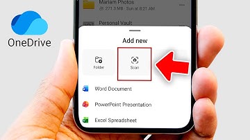 How to Scan to PDF with OneDrive Mobile App