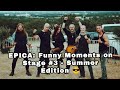 Funny moments on stage 3  epica summer edition 2023