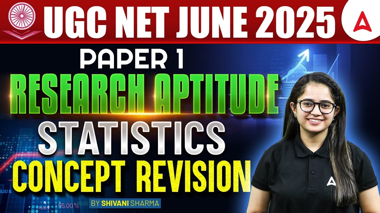 UGC NET Paper 1 Research Aptitude Statistics | UGC NET Paper 1 Statistics PYQs By Shivani Sharma