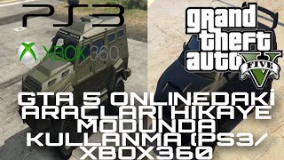 GTA 5 ONLINE'DA BULUNAN ARAÇLARI STORY MODDA KULANNAM (PS3/XBOX360)