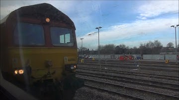 Worst ever train video? 66086 at Stourbridge, 20/01/15
