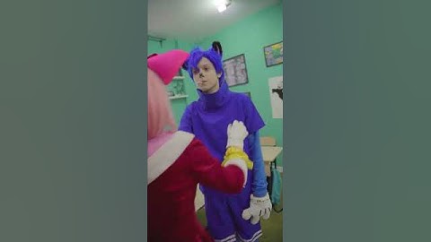 Thumbnail of First kiss at school! My boyfriend is a real Sonic the Hedgehog #trending #funny #school