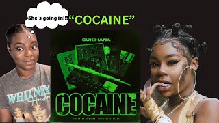 *She’s going in* 🔥 Sukihana “Cocaine” (JT diss) (Reaction)