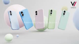 iphone 16 Liquid Silicone 3 Layers Soft Gel Rubber Shockproof Phone Case, Protective Cover screenshot 5