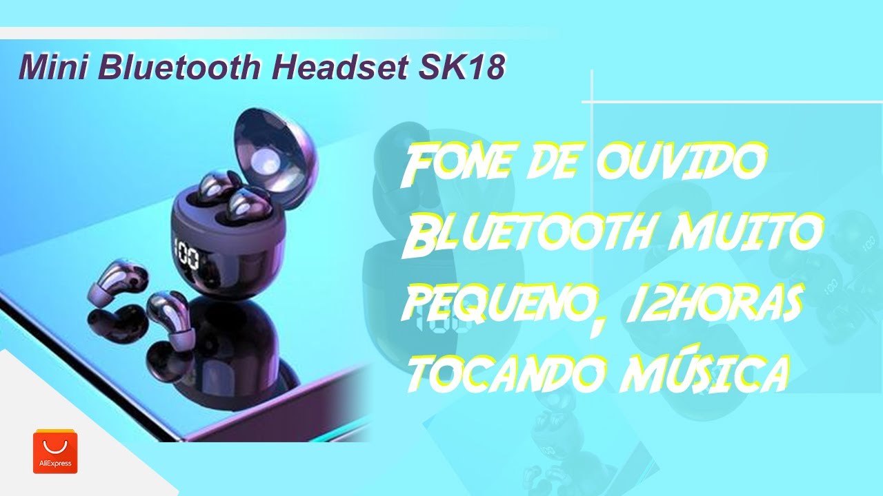 Bluetooth Headset SK18 | Melhores fones de ouvidos do Aliexpress