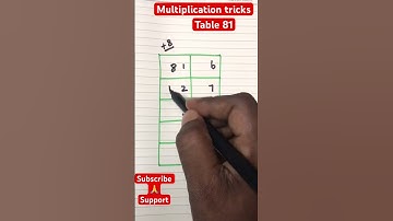 Multiplication tricks | table of 81 #techpandian #trending #youtubeshorts #tabletricks #shorts