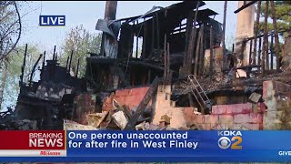 One Killed House Destroyed In West Finley Fire