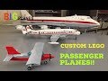 Custom LEGO passenger planes!!