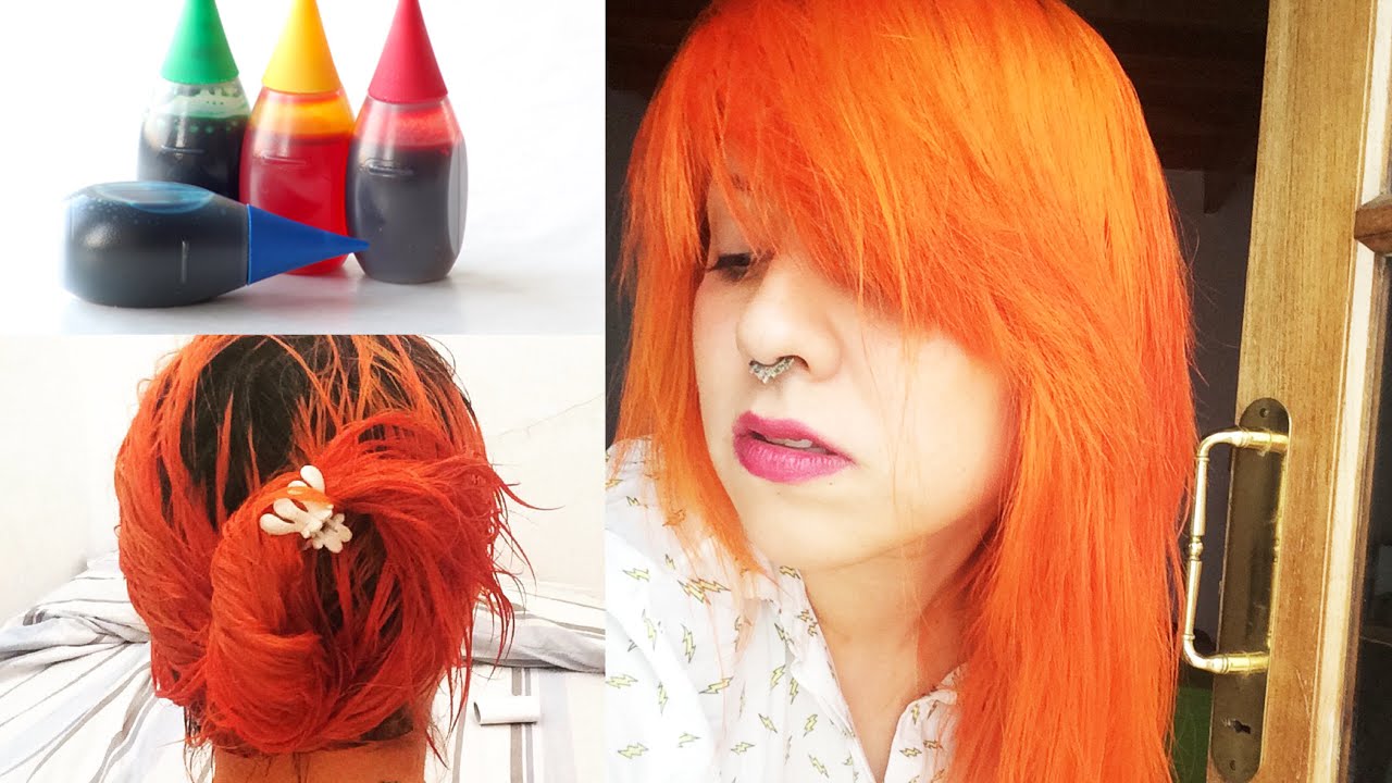 DYEING MY HAIR WITH FOOD DYE! Does it really work? - YouTube