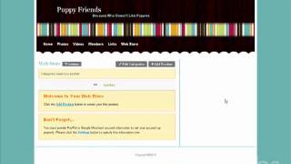 Webs.com Webstore App Video Demo.