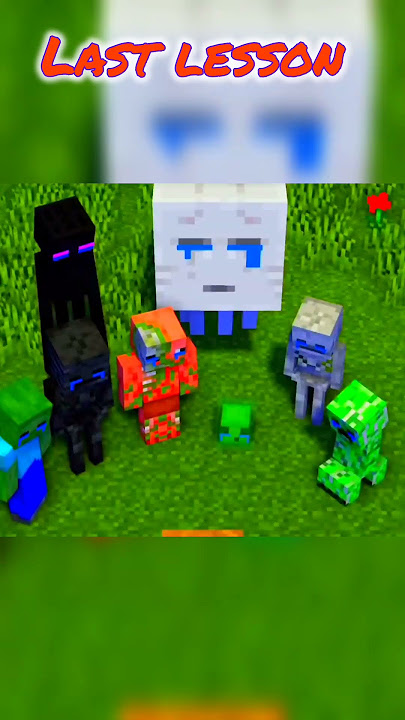 Last lesson of monster school 🏫 😭😭 #minecraft #bestminecraftclips #trendingshorts #shortsfeed