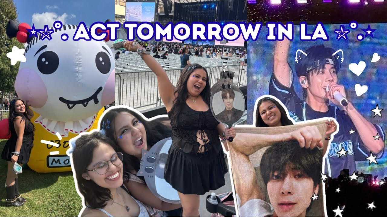ACT TOMORROW IN LA  ☆ | TXT CONCERT VLOG ₊˚⊹♡