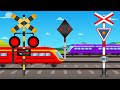 変幻自在なふみきりカンカン 【踏切アニメ】 Fumikiri Railroad Crossing that Changes Freely!!