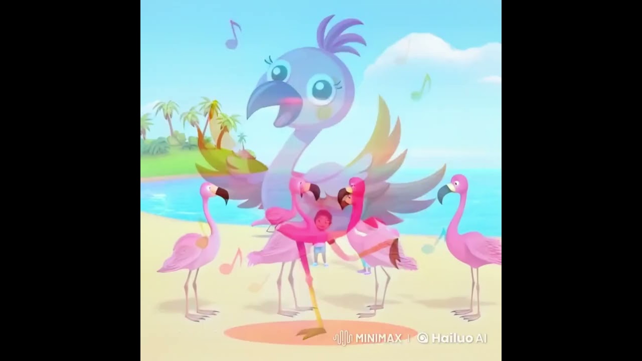 Dancing with the Flamingos - Super fun kids song ♪