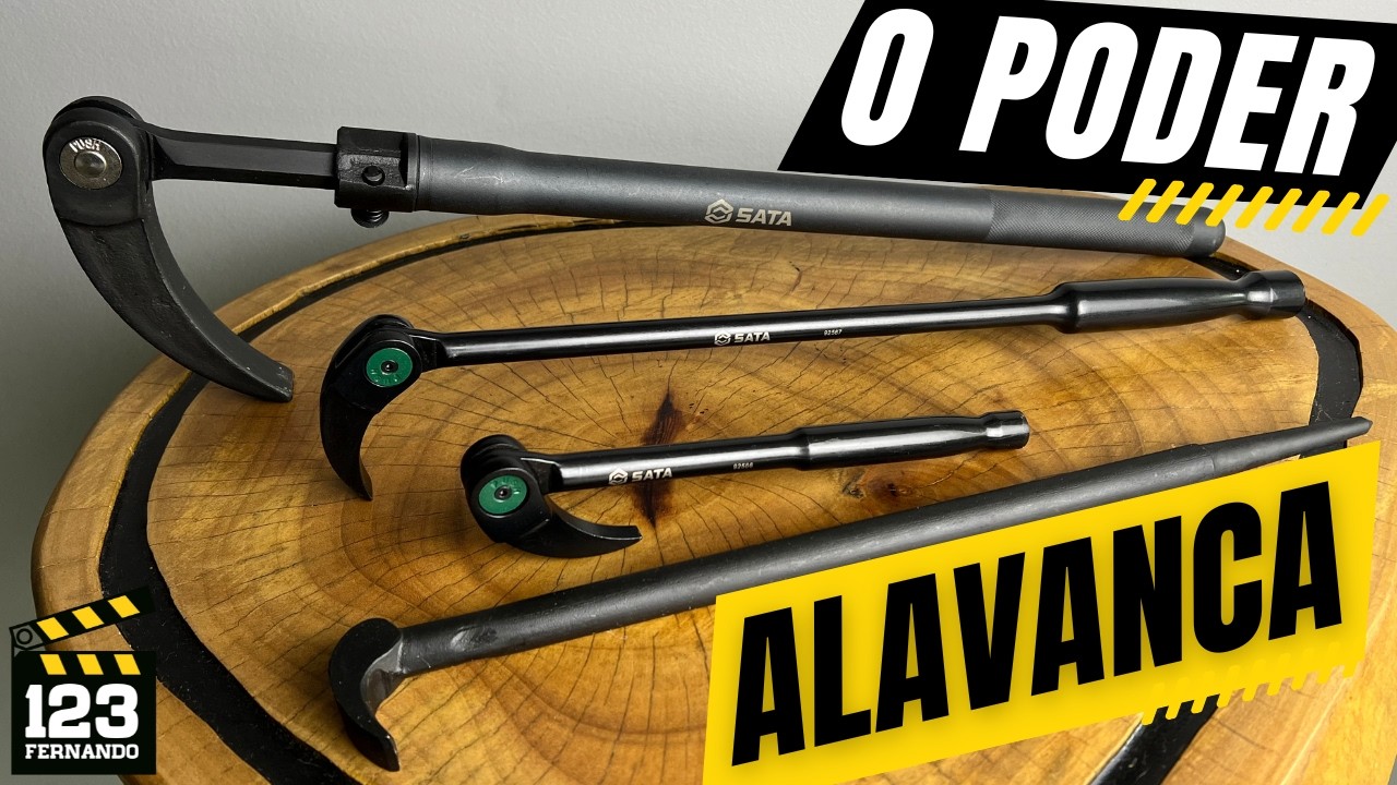 ALAVANCA INTERFIXA, INTER-RESISTENTE ou ALAVANCA INTERPOTENTE? Pé de Cabra de Alavanca 14 posições