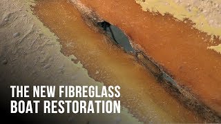 How to Fix a Crack or, Hole in a Fibreglass Boat  The NEW Fibreglass Boat Restoration Project!