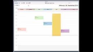CalendarFX: Swimlane Layout
