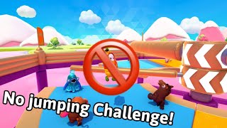I WON A GAME OF FALL GUYS WITHOUT JUMPING!!