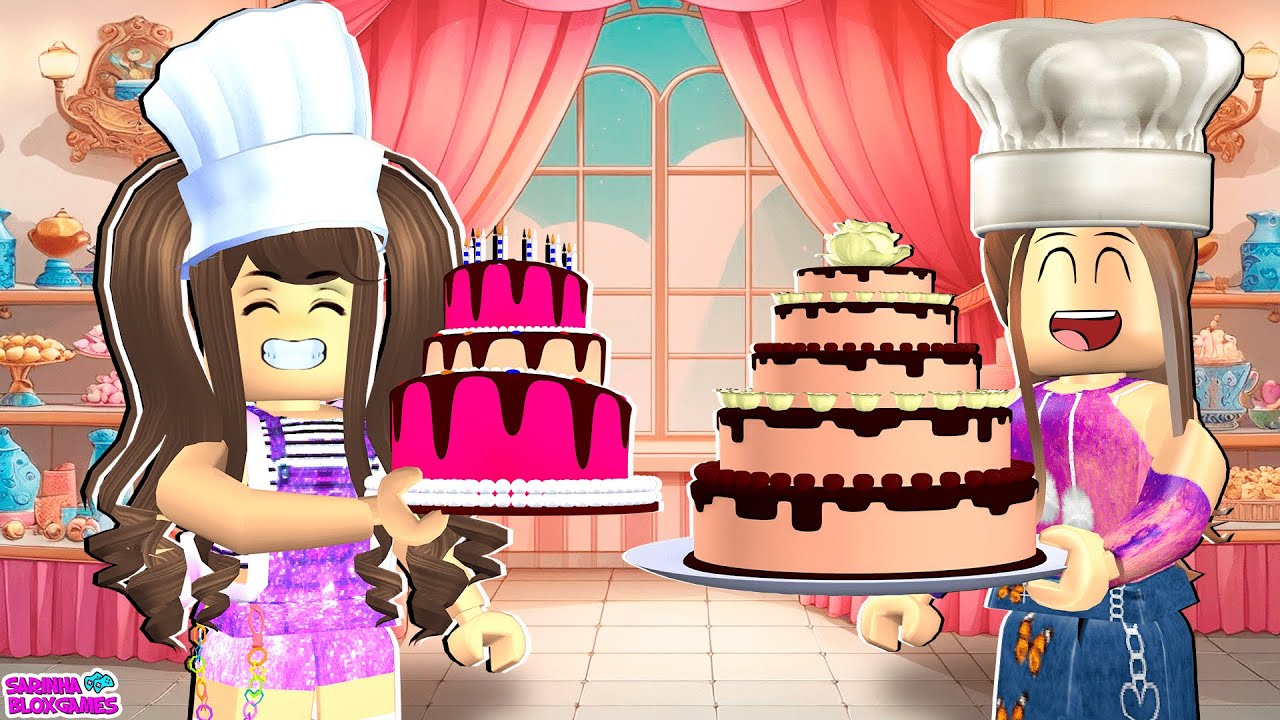 FIZEMOS BOLOS LINDOS E DELICIOSOS no Cake Off!🎂🍰- ROBLOX