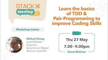 STACK-X Workshop: Coding Dojo - Learn the basics of TDD & Pair-Programming
