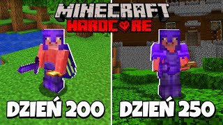 PRZEŻYŁEM 250 DNI na ŚWIECIE Minecraft HARDCORE!