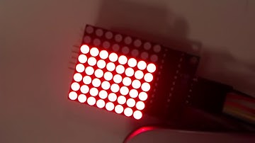 Lesson 15 MAX7219 LED Dot Matrix Module