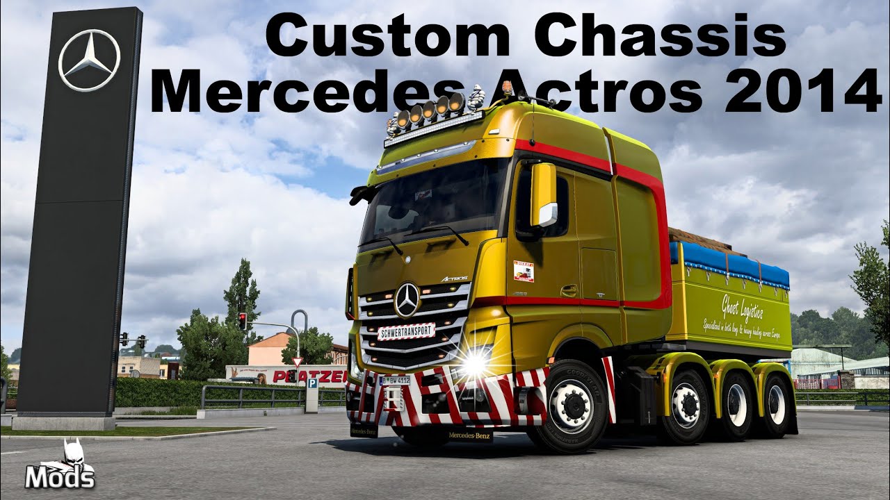 ETS2 1.40 MODS ★ LKW Tuning ▶️ Custom Chassis for Mercedes Actros 2014 [Basteln mit Maximus]