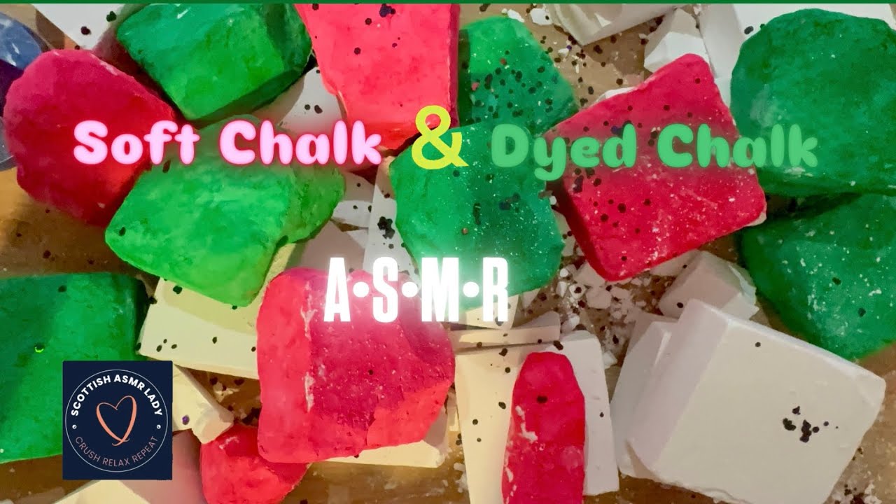 Soft Chalk, Plain Chalk, Dyed Chalk • ASMR