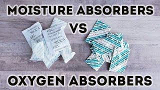 Moisture Absorbers vs Oxygen Absorbers for Dehydrated Foods | Desiccant Pack vs O2 Absorber